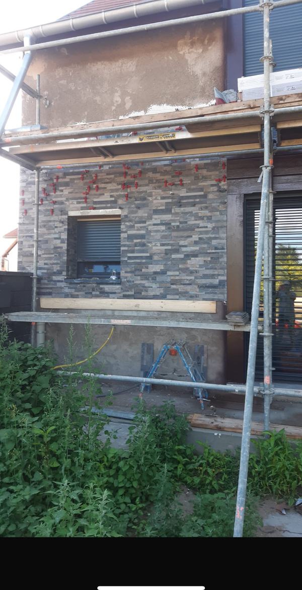Ravalement de façade en cours